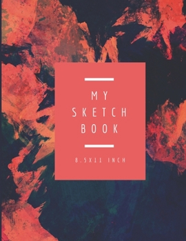 Paperback Sketch Book: Lined Notebook / Journal Gift, 120 Pages, 8,5x11, Soft Cover, Matte Finish Book