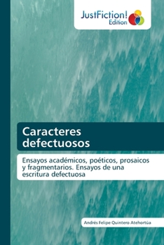 Paperback Caracteres defectuosos [Spanish] Book