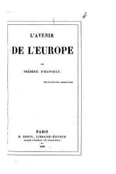 Paperback L'avenir de l'Europe [French] Book