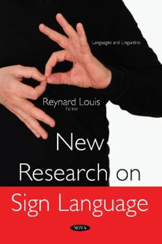 Paperback New Research on Sign Language Book