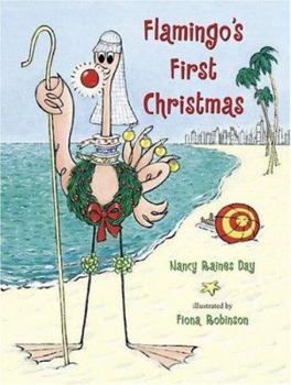 Hardcover Flamingo's First Christmas Book