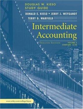 Paperback Intermediate Accounting Volume 2 Study Guide: Chapters 15-24 Book