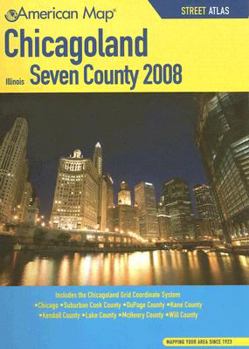 Spiral-bound Chicagoland Seven County, Illinois Street Atlas Book