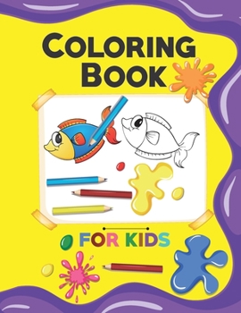 Paperback coloring book for kids: 8.5*11 in 30 pages Book