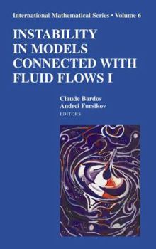 Paperback Instability in Models Connected with Fluid Flows I Book