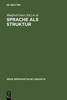 Hardcover Sprache als Struktur [German] Book