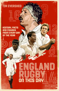 Hardcover England Rugby on This Day: History, Facts & Figures from Every Day of the Year Book