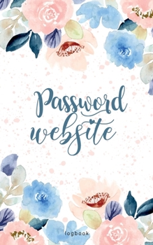 Paperback passwords website logbook: specifically for websites/usernames/passwords. login with tabs alphabetical A-Z Book