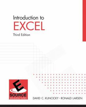 Paperback Introduction to Excel Book