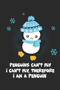 Paperback Penguins Can't Fly: 120 Pages 6 X 9 Point Grid - Notebook - Penguin Lover - Penguins - Gift Book
