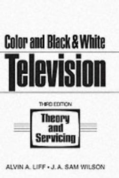 Hardcover Color and Black and White Television Theory and Servicing Book