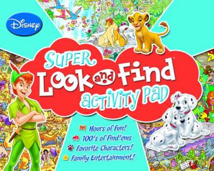 Paperback Disney Classics Super Look and Find Activity Pad Book