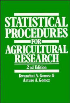 Hardcover Statistical Procedures for Agricultural Research Book