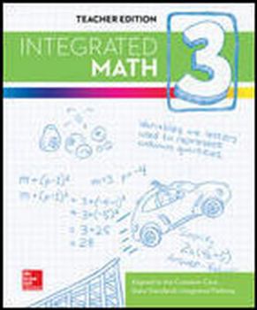 Hardcover Integrated Math, Course 3, Student Edition Book