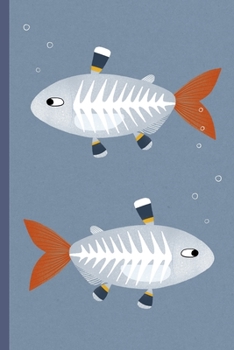 Notes: A Blank Isometric Graph Paper Notebook with X-ray Tetra Fish Cover Art