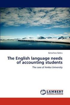 Paperback The English language needs of accounting students Book