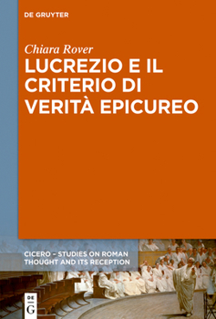 Hardcover Lucrezio E Il Criterio Di Verità Epicureo Book