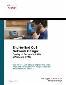 Hardcover End-To-End QoS Network Design Book