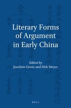 Paperback Literary Forms of Argument in Early China Book