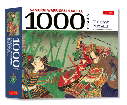 Misc. Samurai Warriors in Battle- 1000 Piece Jigsaw Puzzle: For Adults and Families - Finished Puzzle Size 29 X 20 Inch (74 X 51 CM); A3 Sized Poster Book