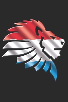 LUXEMBOURG NOTEBOOK: Luxembourg Notebook | college book | diary | journal | booklet | memo | composition book | 120 sheets - Dot Grid paper 6x9 inch