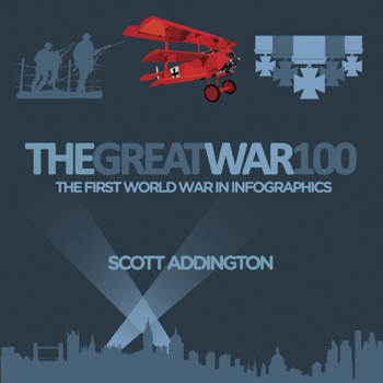 Hardcover The Great War 100: The First World War in Infographics Book