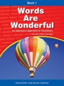 Paperback Words Are Wonderful Student 1 Grd 3 Book