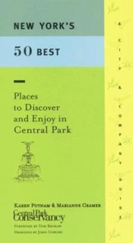 Paperback New York's 50 Best Places to Discover and Enjoy in Central Park Book