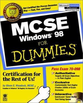 Paperback MCSE Windows 98 for Dummies Book