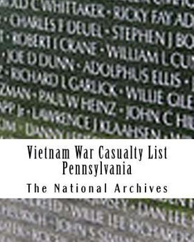 Paperback Vietnam War Casualty List: Pennsylvania Book