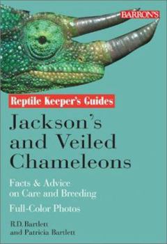 Paperback Jackson's and Veiled Chameleons: Facts & Advice on Care and Breeding Book