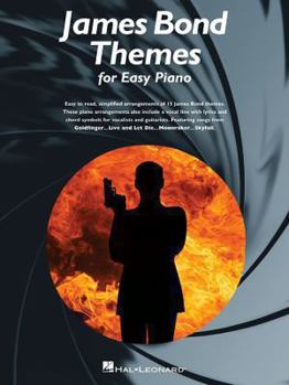Paperback James Bond Themes for Easy Piano Book
