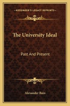 Paperback The University Ideal: Past And Present Book