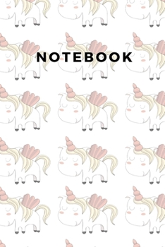 Notebook : 120 Pages Unicorn Notebook with Dot Grid Pages for Scribbling, Drawing, Writing, Sketches and Painting. Format 6x9!
