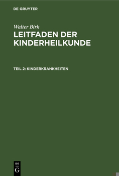 Hardcover Kinderkrankheiten [German] Book