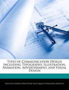 Types of Communication Design Including Typography, Illustration, Animation, Advertisement, and Visual Design