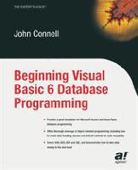 Paperback Beginning Visual Basic 6 Database Programming Book