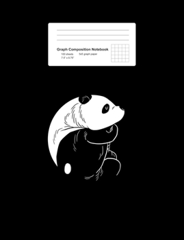Graph Composition Notebook: Math, Physics, Science Exercise Book - Panda Yin Yang Funny Harmony Balance Humor Animal Puns  Gift - Black 5x5 Graph ... Teens, Boys, Girls - 7.5"x9.75" 100 pages