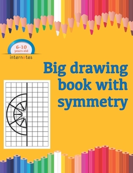 Paperback Big drawing book with symmetry Book