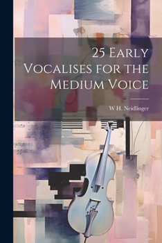 Paperback 25 Early Vocalises for the Medium Voice Book