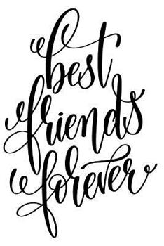 Paperback Best Friends Forever: 6x9 College Ruled Line Paper 150 Pages Book