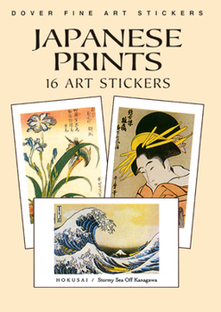 Paperback Japanese Prints: 16 Art Stickers Book