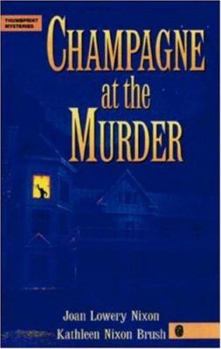 Paperback Champagne at the Murder (Thumbprint Mysteries Series) Book