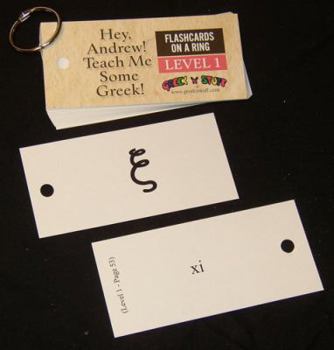 Hey, Andrew! Teach Me Some Greek! - Level 1 Flashcards on a Ring : Flashcards on a Ring