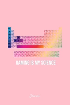 Journal: Dot Grid Journal - Gaming Is My Science RGB Keyboard WASD Cool Christmas Gift - Pink Dotted Diary, Planner, Gratitude, Writing, Travel, Goal, Bullet Notebook