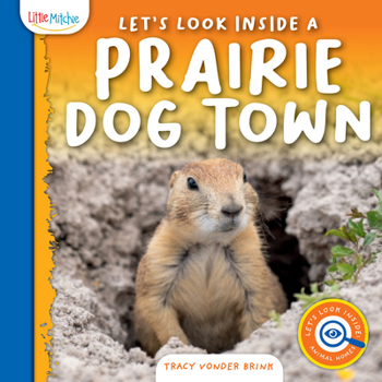 Hardcover Let's Look Inside a Prairie Dog Town Book