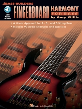 Paperback Fingerboard Harmony for Bass (Book/Online Audio) Book