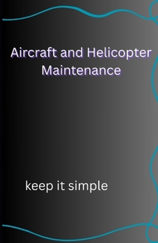 Paperback Aircraft and Helicopter Maintenance Book