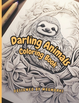 Paperback Darling Animals Coloring Book