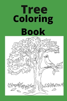 Paperback Tree Coloring Book: Kids for Ages 4-8 [Large Print] Book